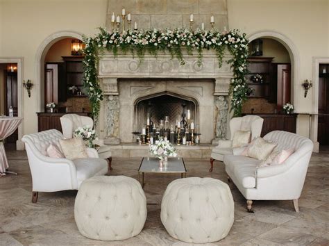 by fireplace